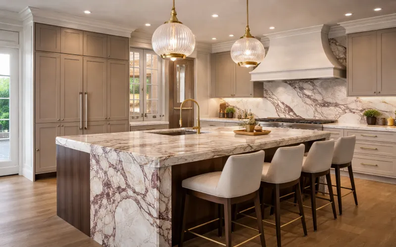 kitchen remodeling Beverly Hills, kitchen renovation Beverly Hills, kitchen contractor Beverly Hills, Beverly Hills kitchen remodeling company, kitchen design build Beverly Hills, luxury kitchen remodel, custom millwork kitchen, imported stone countertops, book-matched marble kitchen, smart home kitchen integration, Sub-Zero appliances kitchen, high-end kitchen design Los Angeles, kitchen remodel cost Beverly Hills, modern luxury kitchen