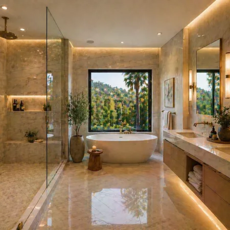 bathroom remodeling Calabasas, Calabasas bathroom renovation, wet room bathroom Calabasas, Kohler freestanding tub Calabasas, luxury bathroom Calabasas, heated floor bathroom Calabasas, bathroom contractor Calabasas CA, bathroom design build Calabasas, spa bathroom Calabasas, high end bathroom remodel Calabasas