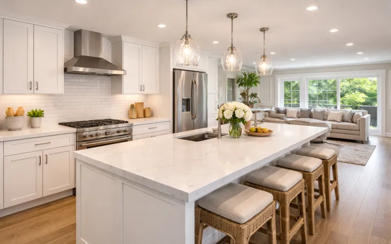 kitchen remodeling Thousand Oaks, Thousand Oaks kitchen renovation, open concept kitchen Thousand Oaks, Caesarstone quartz kitchen Thousand Oaks, Shaker cabinets Thousand Oaks, kitchen design build Thousand Oaks, kitchen contractor Thousand Oaks, kitchen island Thousand Oaks, kitchen remodel cost Thousand Oaks, City of Thousand Oaks permit kitchen, family kitchen design Thousand Oaks, modern kitchen Thousand Oaks