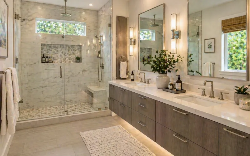 bathroom remodeling Thousand Oaks, bathroom renovation Thousand Oaks, walk in shower Thousand Oaks, double vanity bathroom Thousand Oaks, MSI tile bathroom Thousand Oaks, bathroom contractor Thousand Oaks, bathroom design build Thousand Oaks, garden tub removal Thousand Oaks, family bathroom remodel Thousand Oaks, Kohler bathroom fixtures Thousand Oaks, bathroom remodel company Thousand Oaks