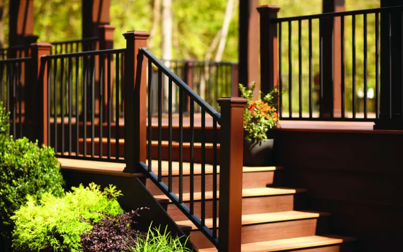 deck and railing, deck railing ideas, deck stairs and railings, custom deck railings, composite deck railing,