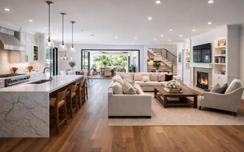 full house remodeling, luxury home renovation, modern house interior, whole house renovation project, open concept home remodel, premium home remodeling, california house renovation