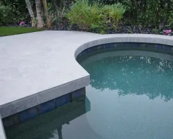 Backyard Renovation with Porcelain Pavers in Los Angeles, California