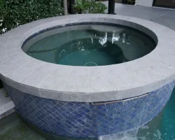 Backyard Renovation with Porcelain Pavers in Los Angeles, California