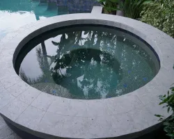 Backyard Renovation with Porcelain Pavers in Los Angeles, California
