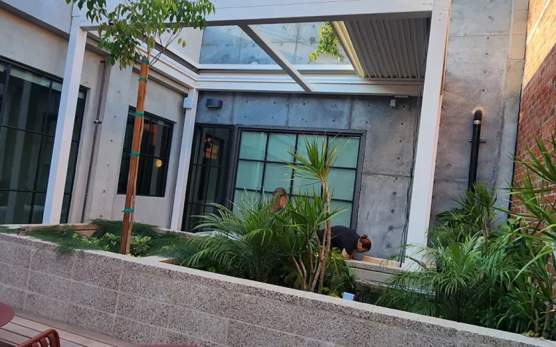 pergola ideas, custom aluminum pergola, pergola with roof and sides, metal and wood pergola, decking and pergolas,