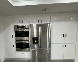 Full Kitchen Cabinet Remodel in Tarzana, CA: Modern European Style