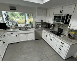 Full Kitchen Cabinet Remodel in Tarzana, CA: Modern European Style