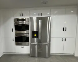 White and Modern Kitchen Elegance – A Kitchen Remodeling Project