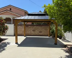 Transforming Outdoor Living with a Elegant Pergola Assembly